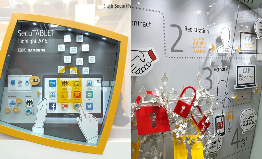 secusmart cebit werbung duesseldorf standbau messedesign niehaus knuewer 2